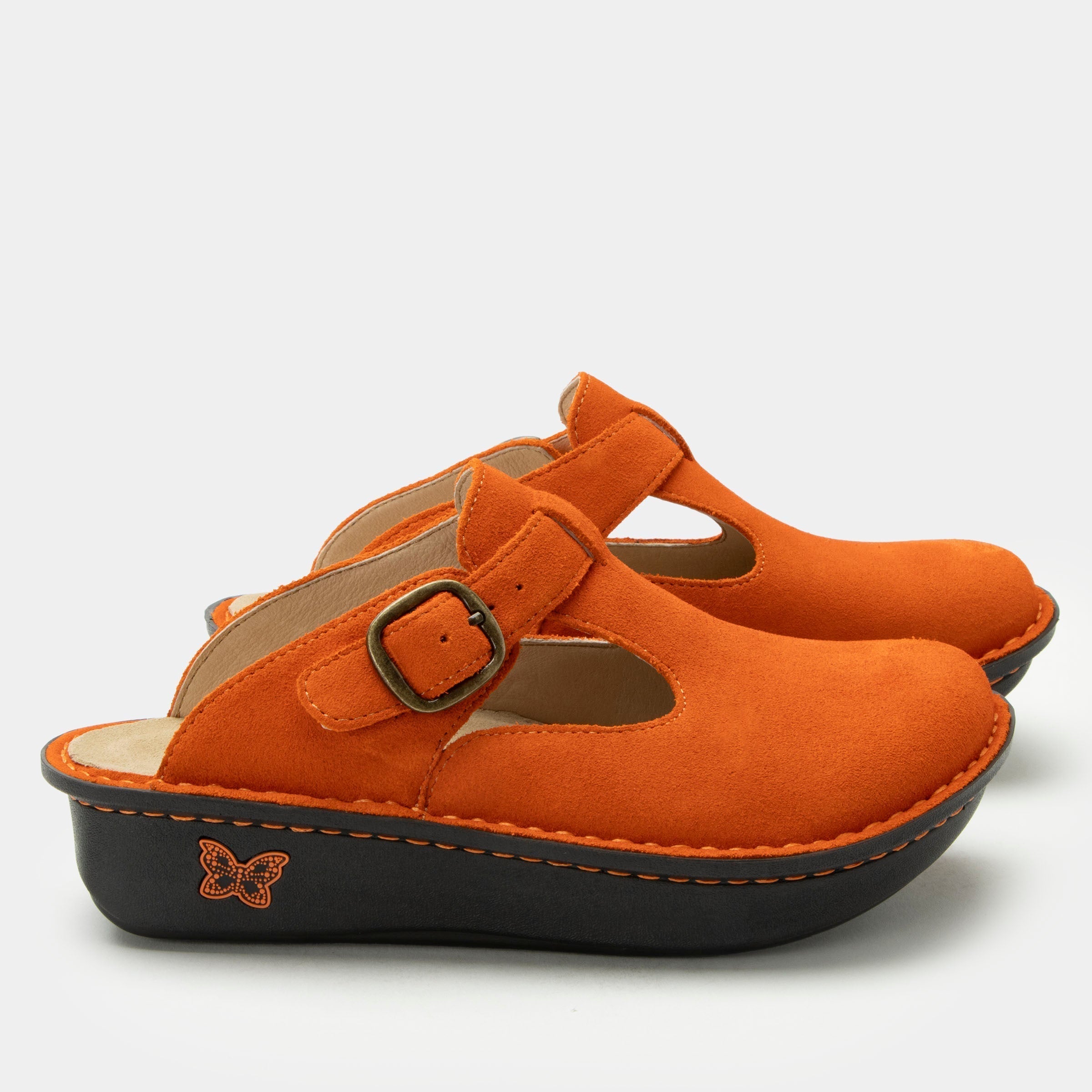 Classic Orange You Glad Suede Shoe - Image 3